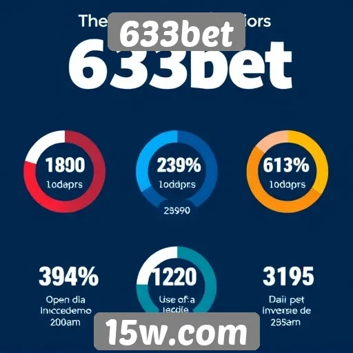 Estatísticas de usuários ativos no 633bet